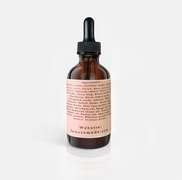 Natural herbal hair oil